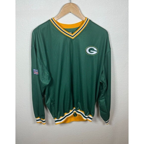 Starter Other - Starter NFL Pro Line Green Bay Packers Jersey Style Pullover V Neck Size M